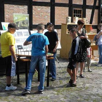 Grafika Park Krajobrazowy „Dolina Słupi” na Jarmarku Gryfitów.