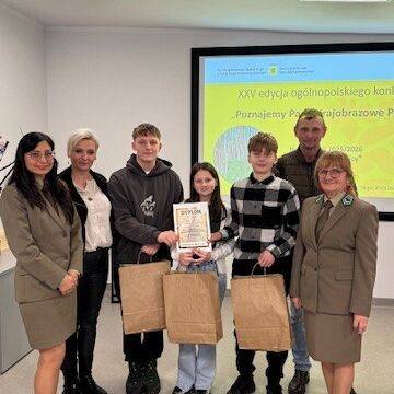 Grafika Młodzież z Zespołu Szkół w Motarzynie będzie reprezentowała PK „Dolina Słupi” na etapie wojewódzkim, ogólnopolskiego konkursu „Poznajemy Parki Krajobrazowe Polski"